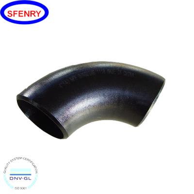 China Sfenry ASME Welding A234 WPB Seamless Pipe Fitting Carbon Steel 1/2' Long Elbow | 48' 90 degree radius for sale