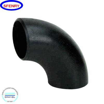 China Industry Sfenry Carbon Steel A234 WPB SCH40 Butt Weld SCH80 90 Degree Conduit Elbow Dimensions for sale