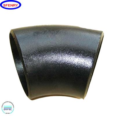 China Oil Sfenry Carbon Steel A234 WPB Seamless Radius Short Raidus Long 45 Degree Elbow for sale