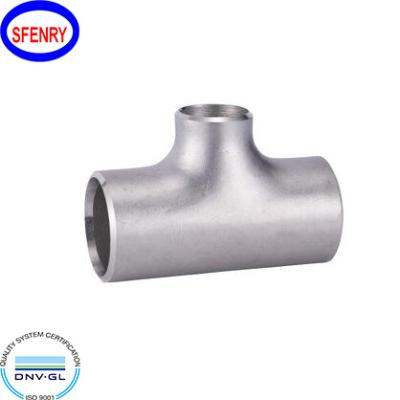 China SCH40 SCH80 Water Sfenry Stainless Steel A403 WP316 Butt Weld Pipe Fittings Reducing Tee for sale