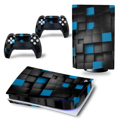 China Dustproof hot selling version ps5 disc edition console digital controller skin sticker ps5 skin for sale