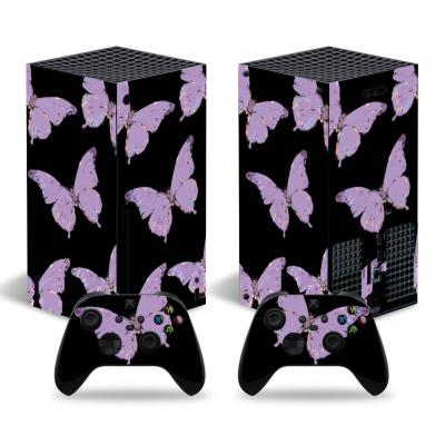 China Game Protective Console for Xbox Serie X and 2 Controllers Carbon Fiber Skin Sticker Decal Cover Console Skin Sticker for sale