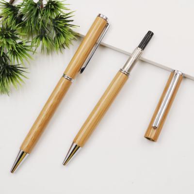 China Office & _Wholesale Promotional Promotional Pen School Bamboo Gift Eco-Friendly High Quality Cheap Nib With Logo Wholesale Custom Wood Pen for sale