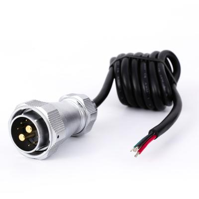 China Customizable copper weipu WY28J8BTU 10 aviation plug connector 0.5 extension cable industrial electrical wire and usb cable for sale