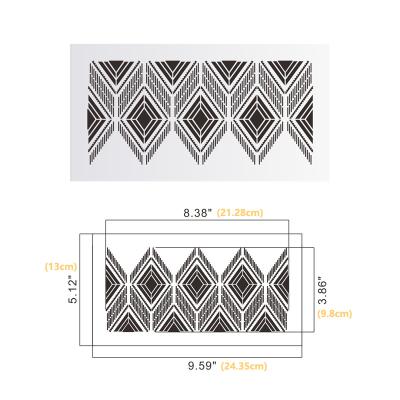 China Disposable Cake Decorating Stencils Mold Templates Plastic Spray Cake Molds Cookie Fondant Floral Dessert Decorating Stencils for sale