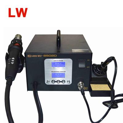 China Hotels LW-8502D 2 in 1 high quality soldering station hot air soldering station for sale