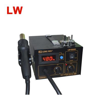 China Professional Soldering Station 550w Hot Air Temperature Adjustable Rework Station Soldering Station for sale