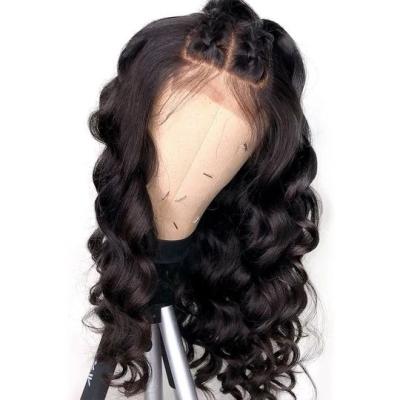 China Can Be Dyed All Color And Ironed 100% Natural Loose Wave Brazilian Human Hair Wigs For Women Raw Virgin Hair Wigs Extensions Wholesale Raw Color for sale