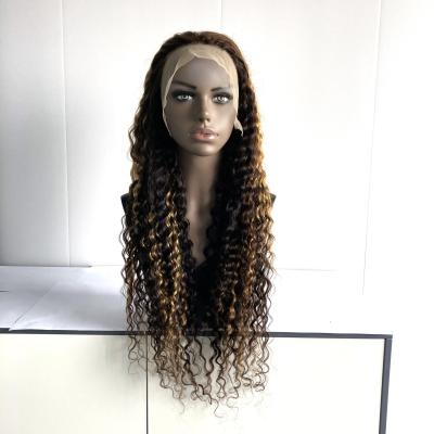 China Loose Deep Wave Antimi Wholesale 28 Inch P4/27 Color Hair Deep Wave Wig Lace Front Remy Hair Wigs For Color Women Wigs High Density for sale