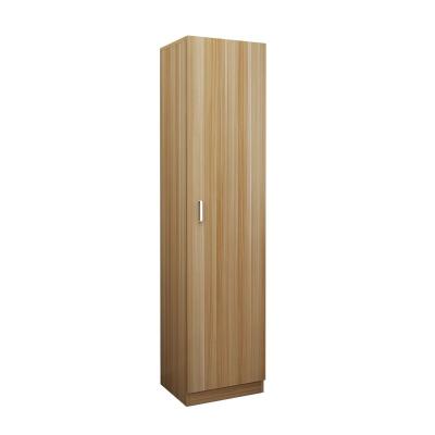 China Hotel Adjustable Single Dorm Bedroom Wardrobe Small Space(Height) MDF Door Wardrobe for sale