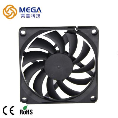 China DC 12V Computer 8cm Computer Case Silent Power Radiator Fan 8010 80 * 80 * 10mm for sale