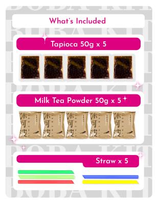 China Make bubble tea BOBA CHiC100% made in Taiwan bubble tea boba tea DIY kit for sale