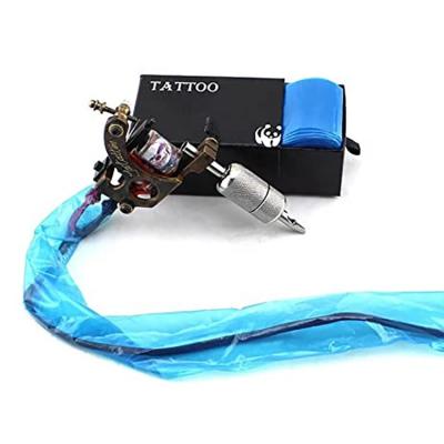 China Tattoo Supply Safety Tattoo Clip Attach Bags Protective Plastic Blue Clip For Attaching Covers For Tattoo Machine for sale