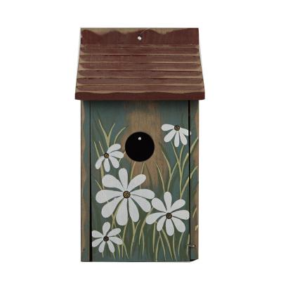 China Sustainable Handmade Wooden Box Bird House , Wooden Bird Nest Box for sale