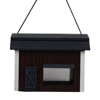 China Wooden Bird House Outdoor Garden Sustainable Pet Hanging Decorative Wooden Aviaries / Cages for sale