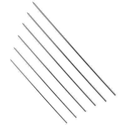 China Wholesale BBQ Accessories Stainless Steel BBQ Skewers Easily Cleaned Kebab Skewers Spikes Sticks Needles for sale