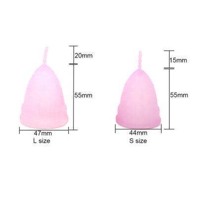 China Portable And Environmentally Friendly Soft Silicone Factory Supply Menstrual Cup Menstrual Cup Women'S Menstrual Cup for sale