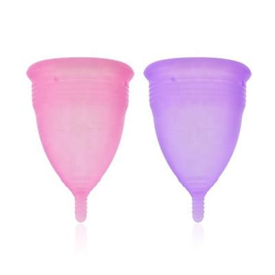 China 100% Soft Organic Medical Grade Silicone Woman Period Passage Safe And Comfortable Menstrual Cup For Female for sale