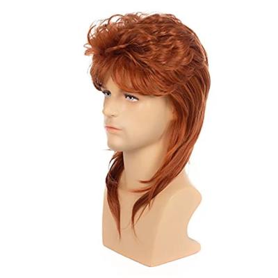 China Super Wave Mens Wigs Mens 80s 70s Clothing Mens Fantasy Party Accessories Wigs for sale