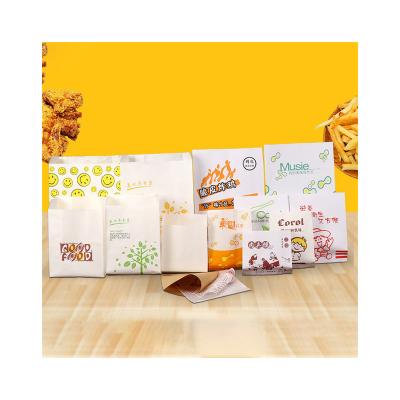 China Disposable Choice Green Food Packaging High Quality Gift Opened Unsealed Yellow Paper Bag for sale