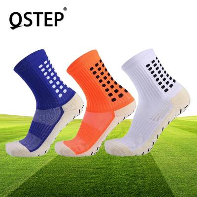 China Sports Manufacturer Wholesale Custom Breathable Anti Slip Football, Towel Sports Compression Grip Football Bottom Sweat-absorbing Socks for sale