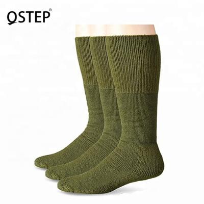 China Antibacterial Top Selling Protective Army Man Breathable Thick Socks for sale