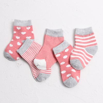 China China Factory Sustainable High Quality Cotton Cute Baby Socks Wholesale Newborn Infant Soft Toddler Kids Socks for sale