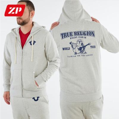 China Custom Cotton Winter Mens Tracksuit Breathable High Quality Printing Hooded Fashionable Sweatsuit For Men for sale