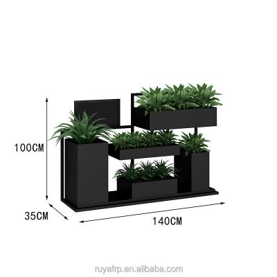 China Combination type CLASSIC large modern commercial metal planters for sale for sale