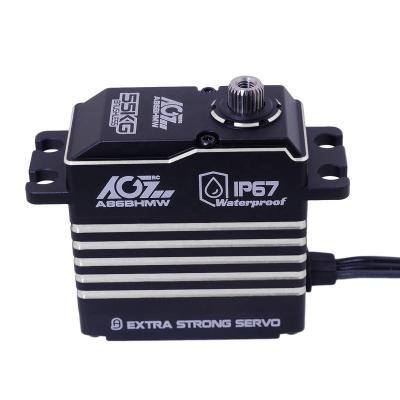 China RC Hobby RC Hobby AGFRC A86BHMW 55KG Torque Waterproof Digital Brushless Servo For RC Car for sale