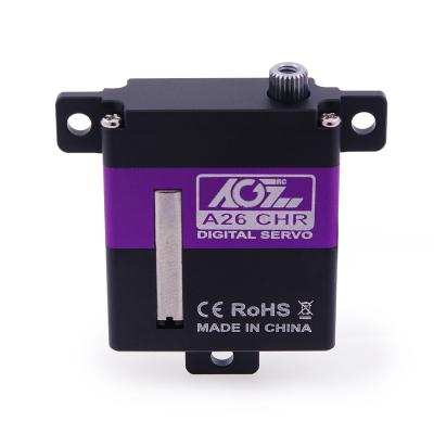 China RC Model AGFrc 26g A26CHR 11kg 8.4V Coreless Wing Servo For RC Airplane for sale