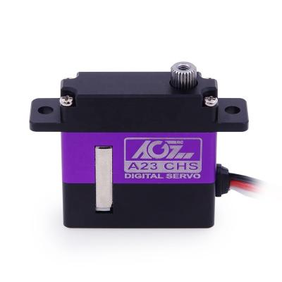 China RC Model AGF 7kg A23CHS Gear Digital Coreless Steel Servo For RC Robot UAV RC Car Hobby Education for sale