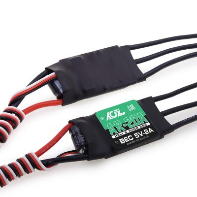 China Factory Direct Light Motor RC Model AGFRC Brushless ESC AR-20A 2-4S 20A with BEC for RC Helicopter Airplanes for sale