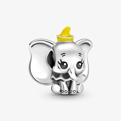 China 2021 New Fashion 925 Sterling Silver Dumbo Beads Charm Fit Original CLASSIC Charms Bracelets Jewelry Making for sale