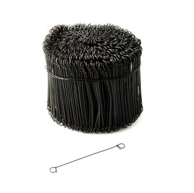 China Binding Wire 16 Gauge Double Gauge Black Annealed Loop Tie Wire (Anping Factory) for sale