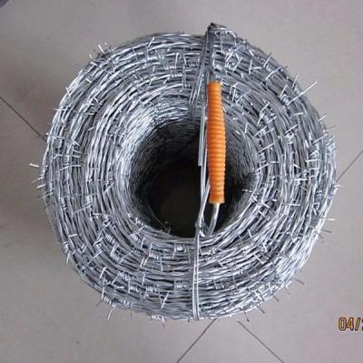 China Galvanized Barbed Wire 154 500m Firm And Beautiful Double Strand Barbed Wire 1.54 Fencing for sale