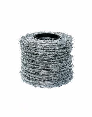 China Used As Fence For Lawn Good Quality Barbed Wire Length Per Roll , Galvanized Barbed Wire For Railway Protection for sale