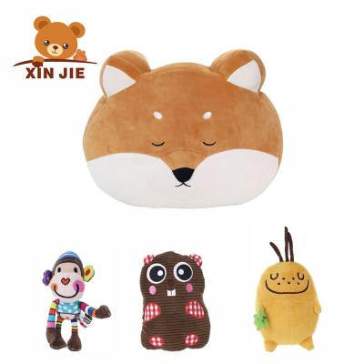 China 2022 Anti-static Toy Fox Plush Pillow Custom Super Soft Plush Stuffed Pillow For Cushion for sale