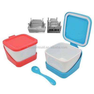 China Plastic Injection Kitchen Seasoning Box Plastic Salt Shaker With Spoon Mold Mold Maker Factory Supplier for sale