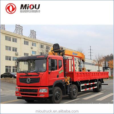 China TRUCK CRANE DongFeng Automatic Crane 6x2 Truck With 10 Ton Crane For Sale for sale