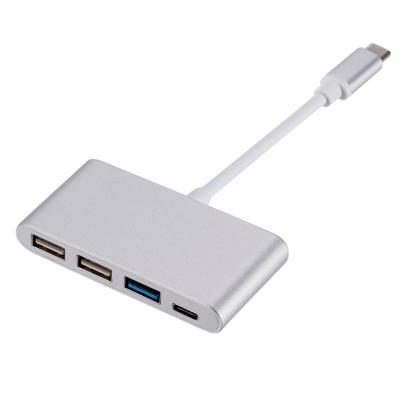 China 4 IN1 Type-C to USB 3.0 HUB / USB 3.0 Type C to USB 3.0 Hub Charging Port Connecting Adapter Cable Type-C 4 IN1 for sale