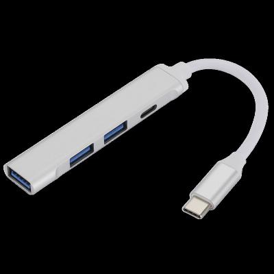 China Wholesale high quality aluminum alloy charging 4 port type c to type 3.1 c HUB USB 3.0 adapter for macbook pro for sale