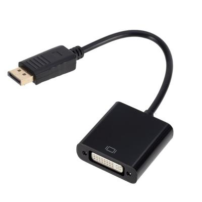 China DP to DVI Adapter DisplayPort Display Port to DVI Cable Adapter Converter Male to 1080P Female for Monitor Projector Displays DP to DVI for sale