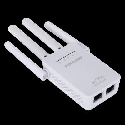 China No WIFI Repeater Booster Extender LV-WR09Q 300Mbps Extender Router 4 External Antenna wireless wifi range for sale