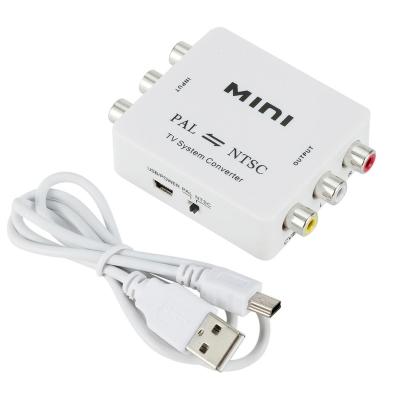 China Mini Portable PAL to NTSC or NTSC to Composite Two Way TV Format PAL Video System Converter PAL to NTSC Compound Connection for sale