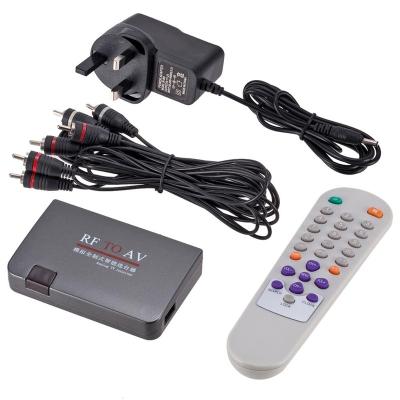 China AC110V-AC240V RF to AV Receiver RF to AV Cable TV Receiver Analog USB Converter with Remote Control RF to AV for sale