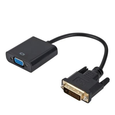 China DVI Male To Female Video DVI Adapter DVI 24+1 Pin 25 Pin DVI-D To VGA Adapter Cable For TV PS3 PS4 PC Show 1080P DVI To VGA for sale