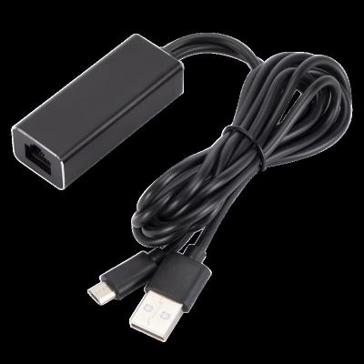 China Ethernet LAN USB Adapter Micro USB to RJ45 for Fire TV Stick without Damping Converter for Chromecast Micro USB to RJ45 for sale