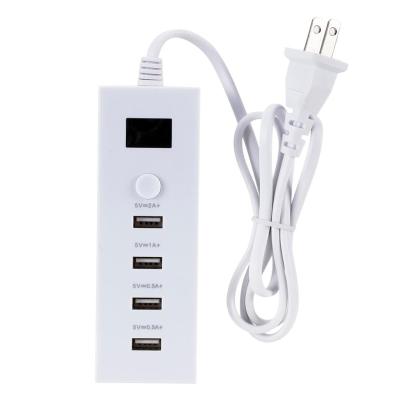 China Mobile Phone 4 Port USB Hub 5V Charger Wall Fast Charging Station for sale