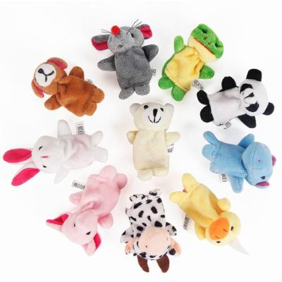 China Plush Toy Stuffed Animal Finger Puppet Toy For Kids for sale